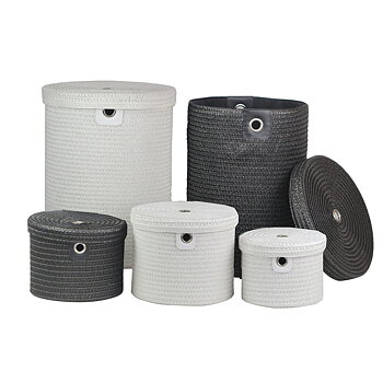 Korg - set DKD Home Decor polypropen (5 pcs) (42 x 42 x 53 cm)