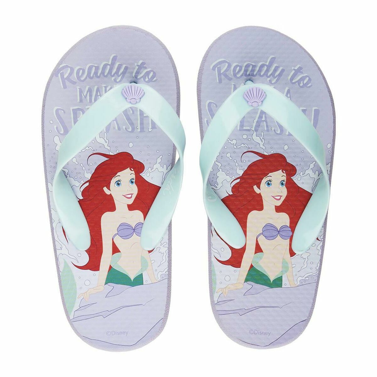 Strandtofflor för barn Disney Princess Lila - 6