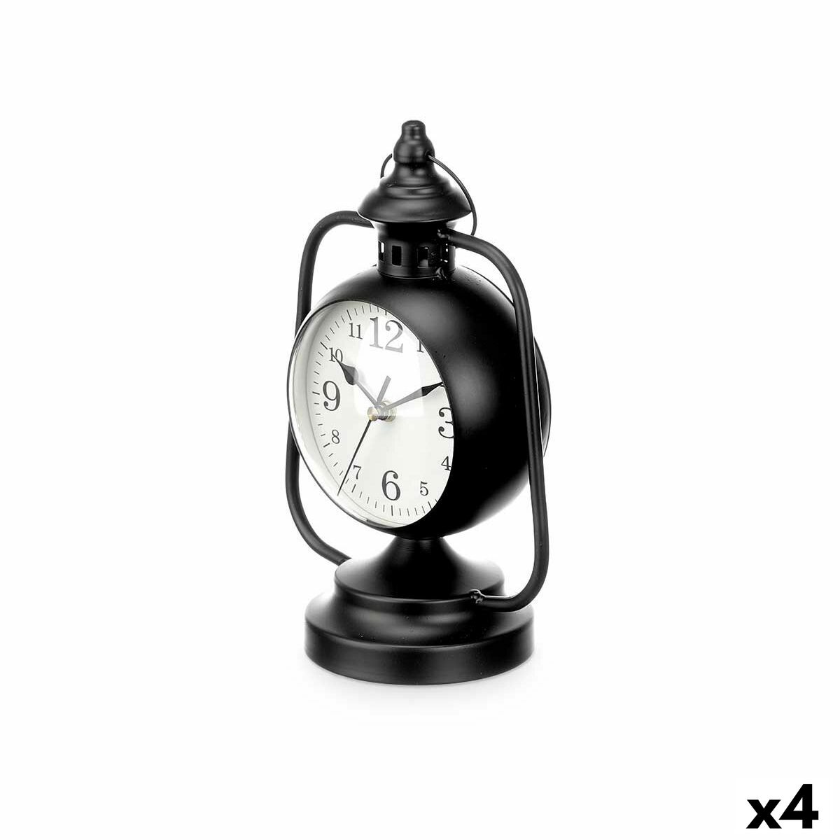 Asztali óra Lampa Svart Metall 17 x 25 x 11,3 cm (4 antal)