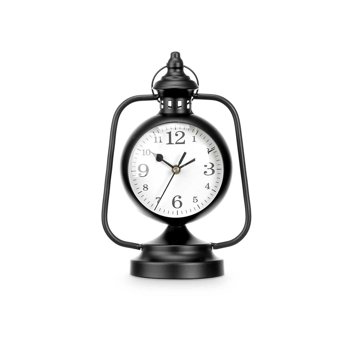 Asztali óra Lampa Svart Metall 17 x 25 x 11,3 cm (4 antal) - 3