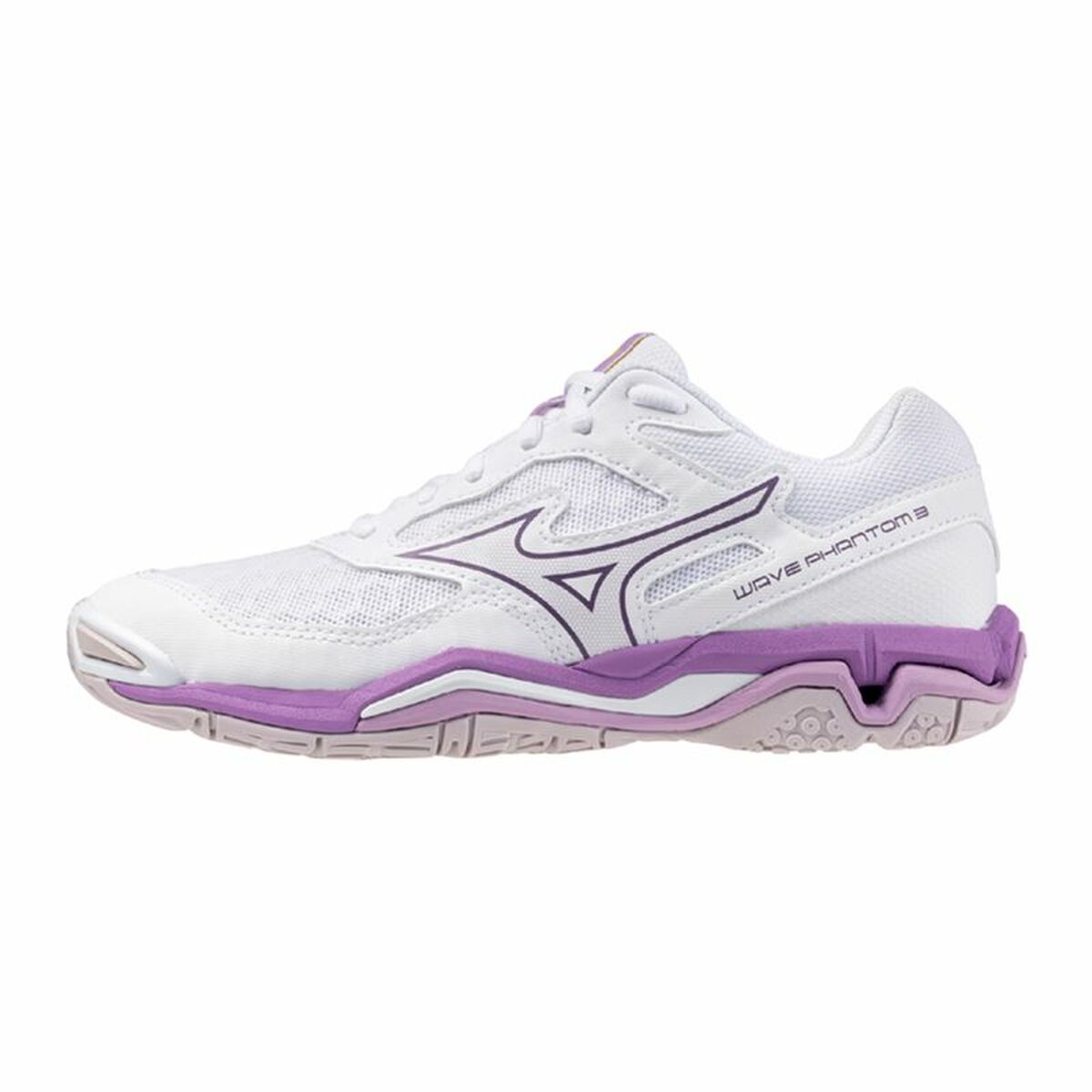 Gymnastiksko, Dam Mizuno Wave Phantom 3 Vit Kvinna Handboll - 2