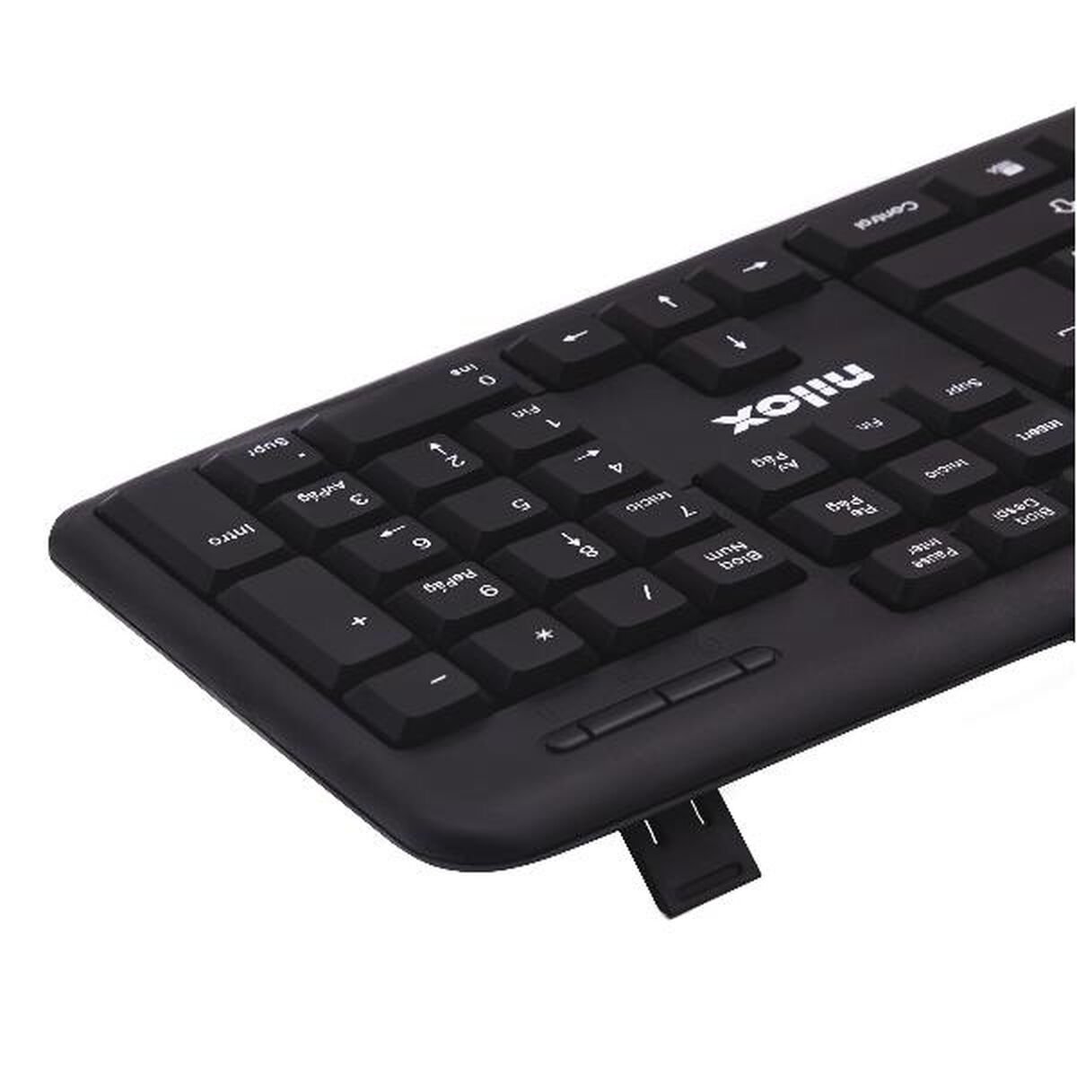 Tangentbord Nilox NXKBE000002 Svart Qwerty Spanska - 3