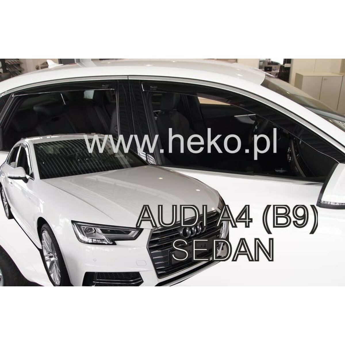 Vindavvisare HEKO HO10253 AUDI A4 (B9) SEDAN Bakre Framåt 4 Delar