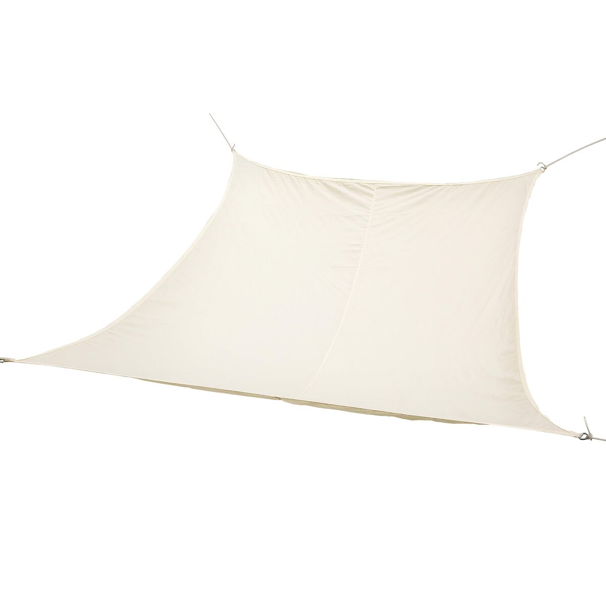 Skugga segel DKD Home Decor Beige 500 x 500 x 2 cm Ljus