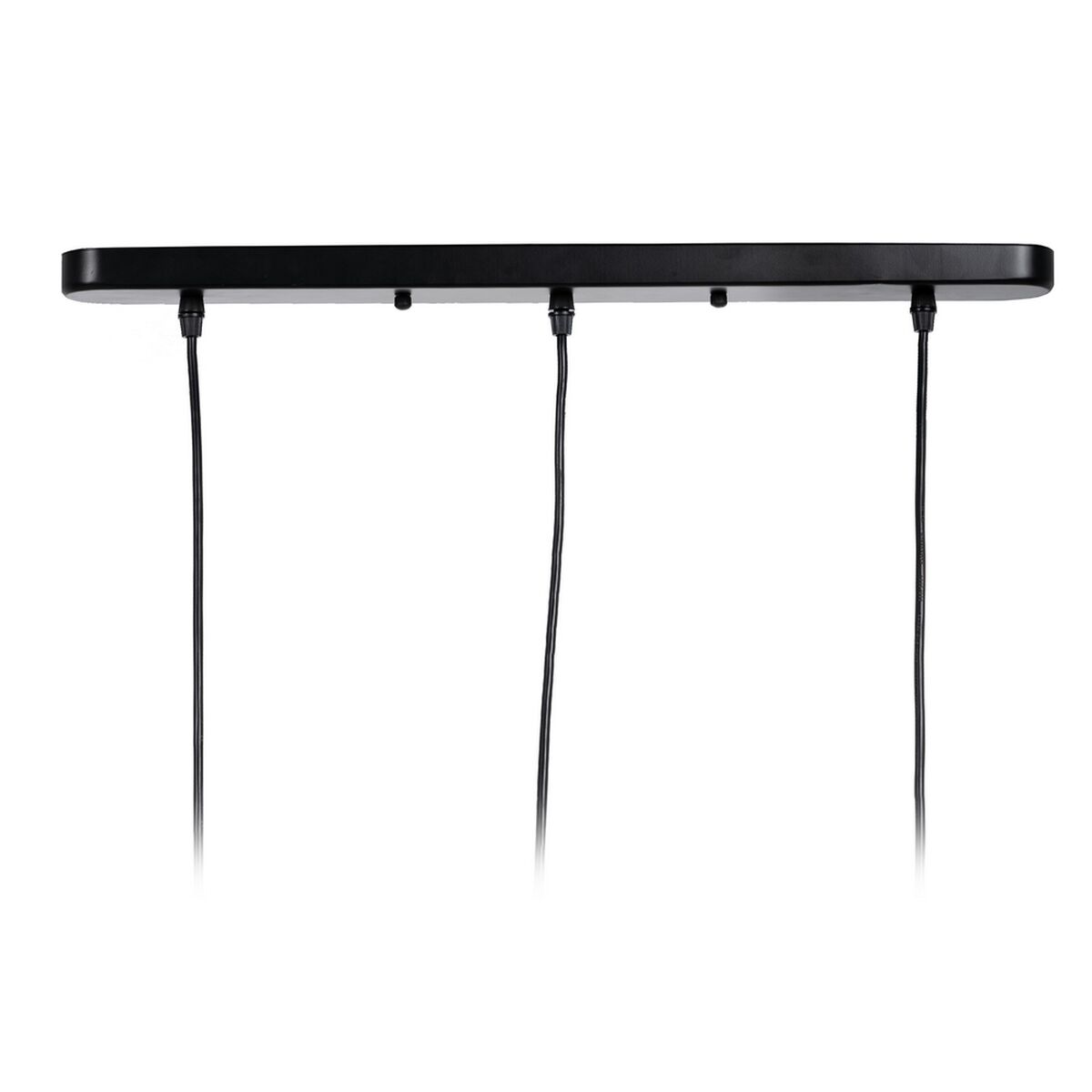 Taklampa Svart Naturell Järn 220-240 V 77 x 27 x 92 cm - 2