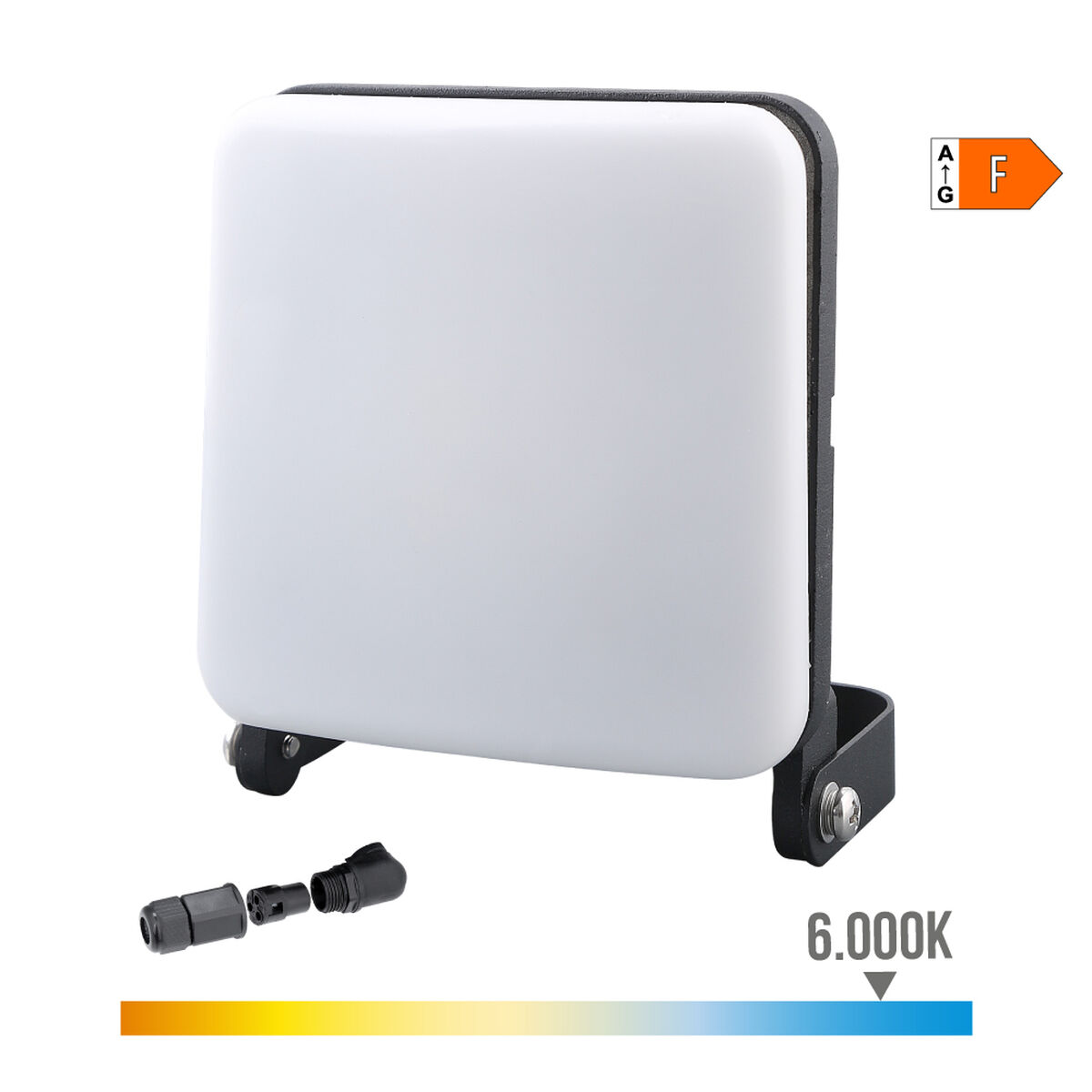 Floodlight/Projektorlampa EDM 70420 Frameless Svart F 50 W 4100 Lm (6000 K) - 3