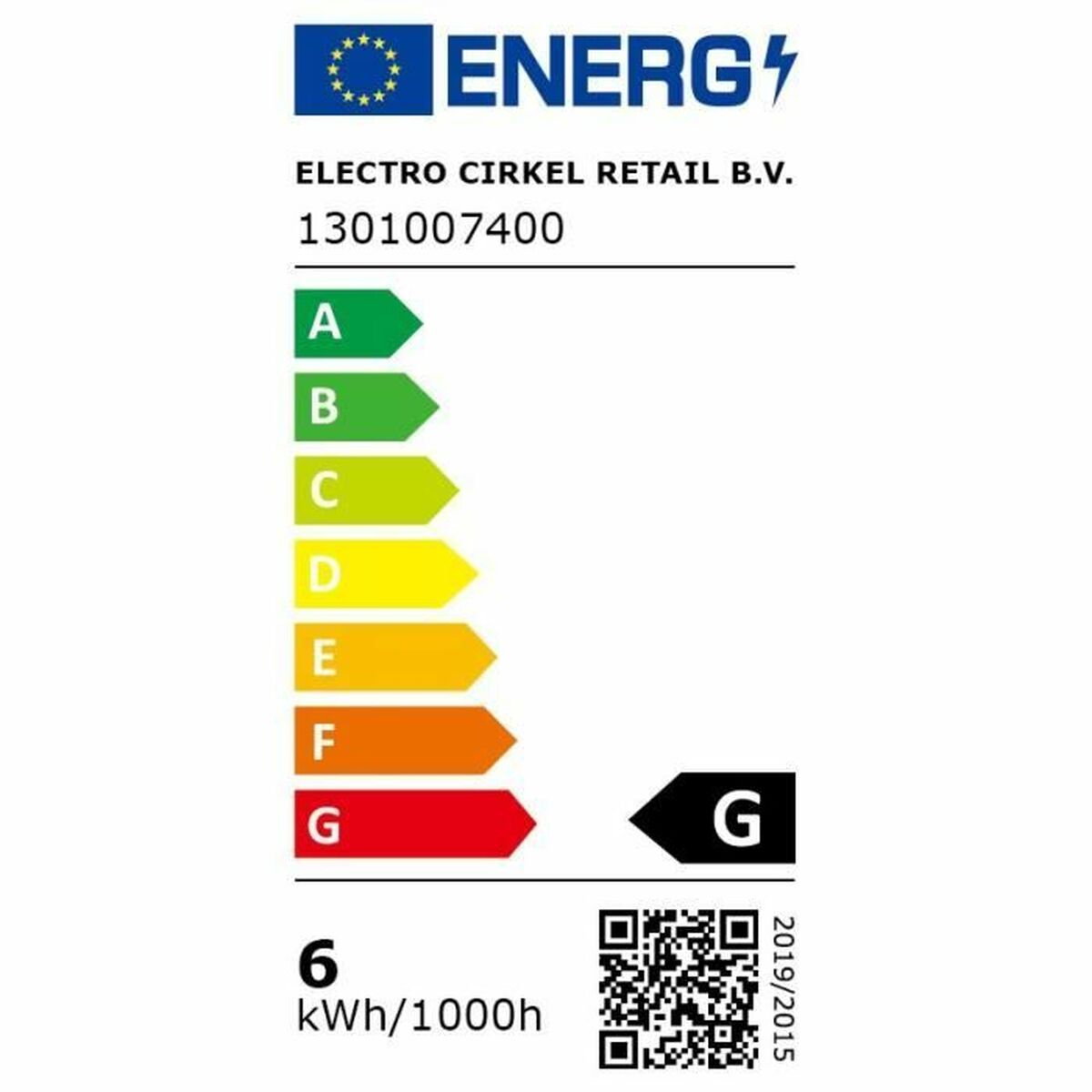 LED-lampa Calex Vit G 6 W (3000K) - 4