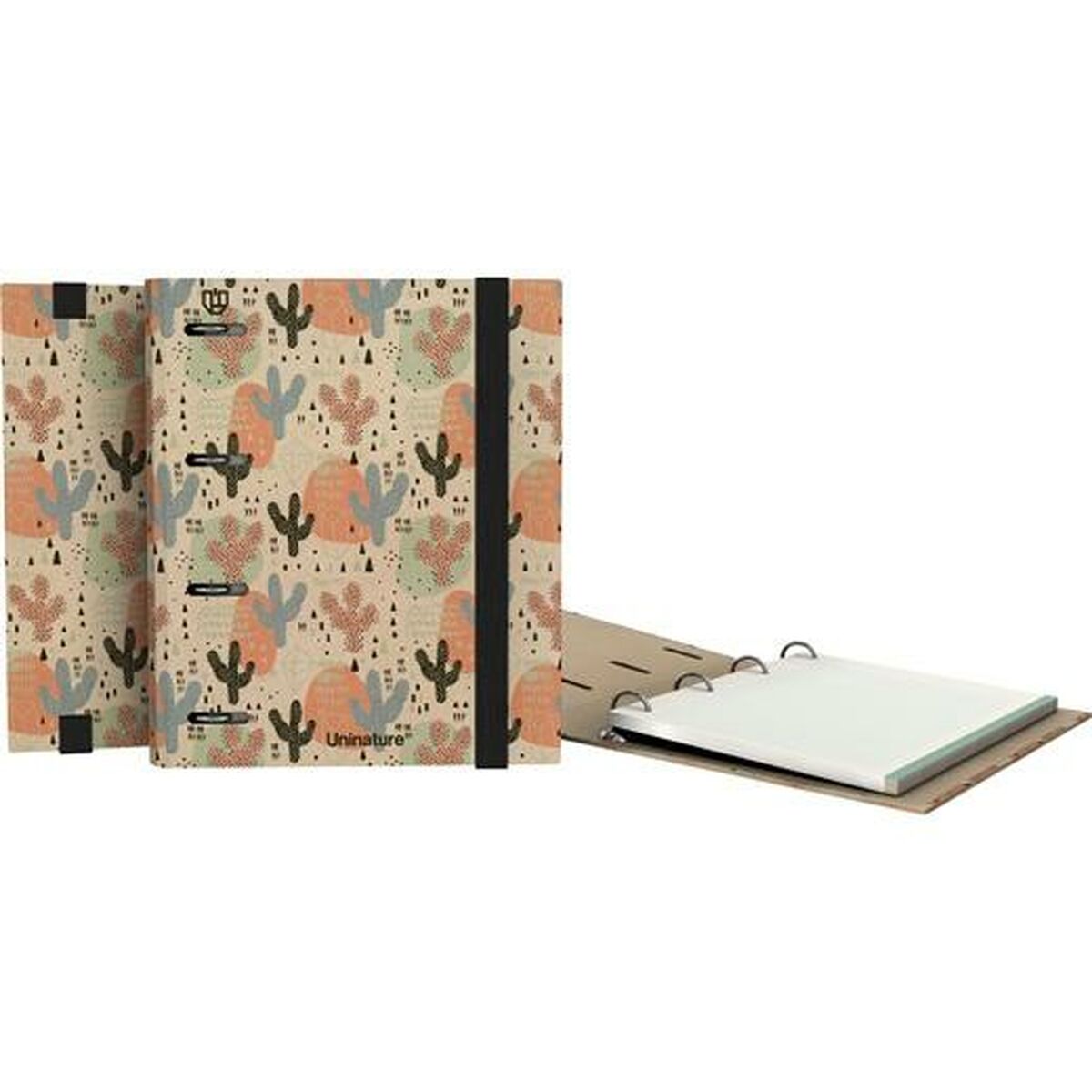 Ringpärm Unipapel Uninature Kaktus Reservdel (100 Blad) A5 (2 antal) - 2