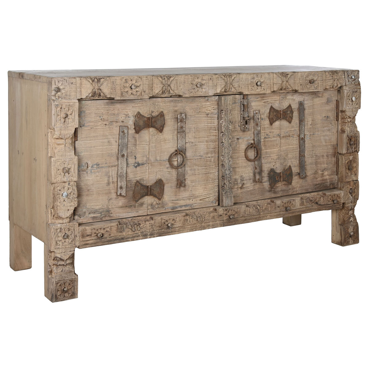 Skänk Home ESPRIT Naturell Trä 167 x 51 x 92 cm