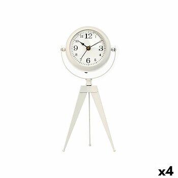 bordsklocka Gift Decor Vit Tripod (4 antal)