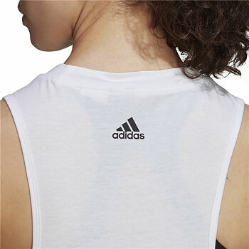Ärmlös sporttröja Dam Adidas AEROREADY Racerback  Vit