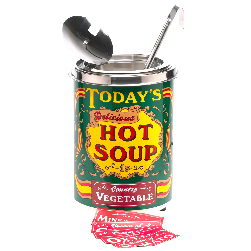 Hot Pot soppa Kettle "Dagens varm soppa"