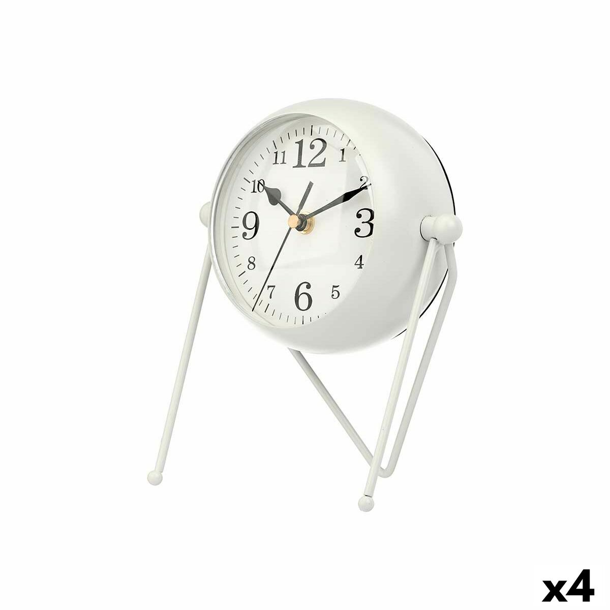 bordsklocka Gift Decor Vit (4 antal)