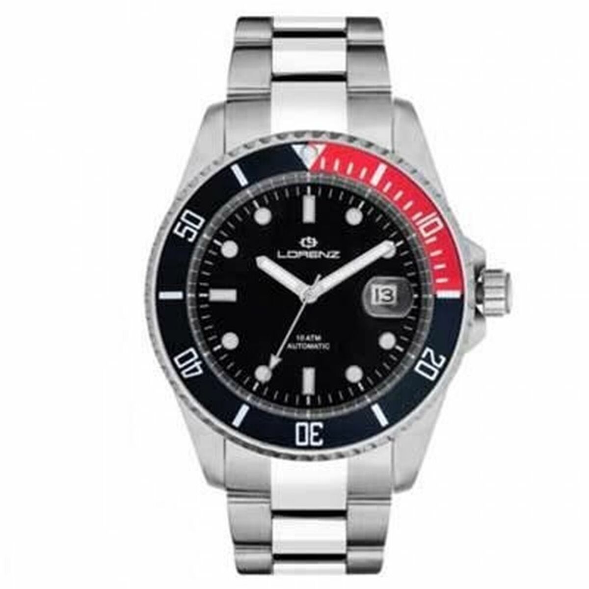 Herrklocka Lorenz 2929 Svart Silvrig