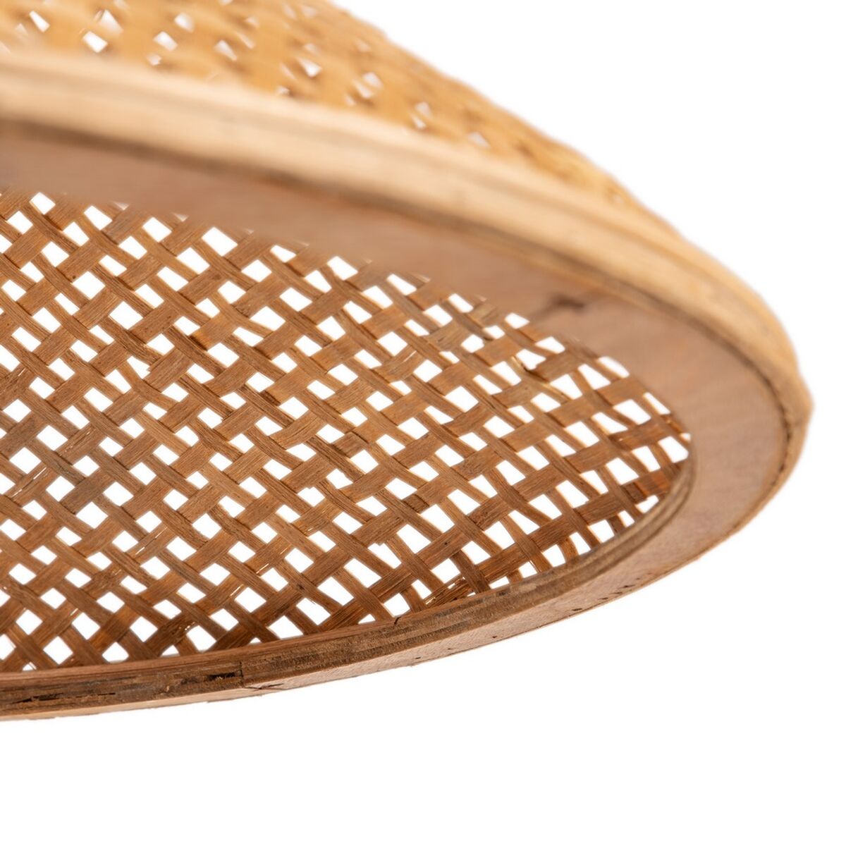 Taklampa 55 x 55 x 20 cm Naturell Bambu 220 V 240 V 60 W - 4