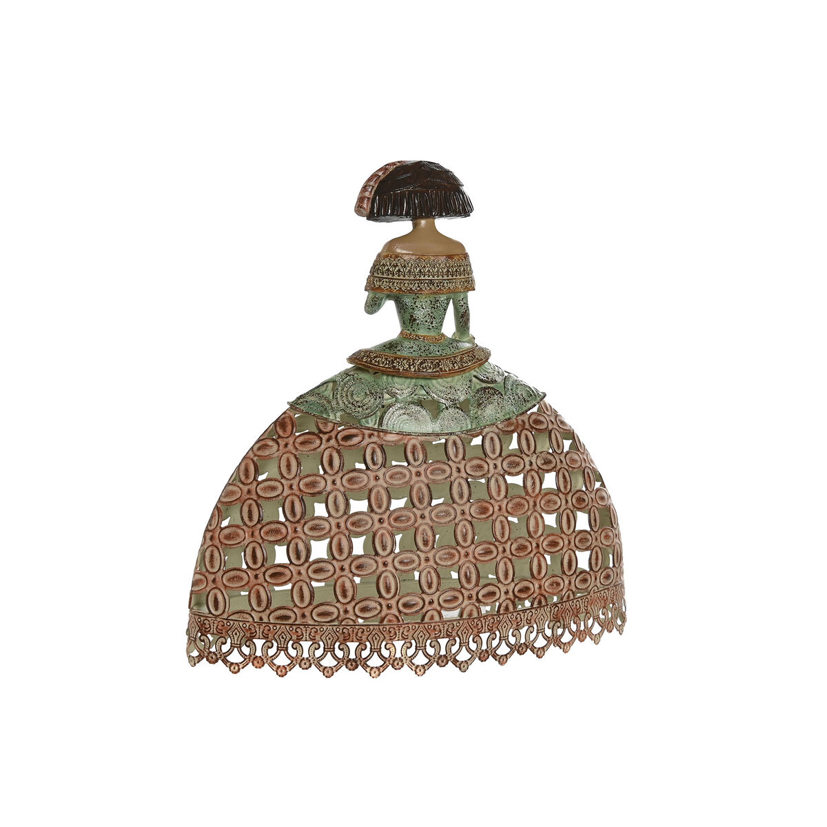 Prydnadsfigur Home ESPRIT Multicolour Metall Harts 27 x 10 x 29,5 cm (3 antal) - 3