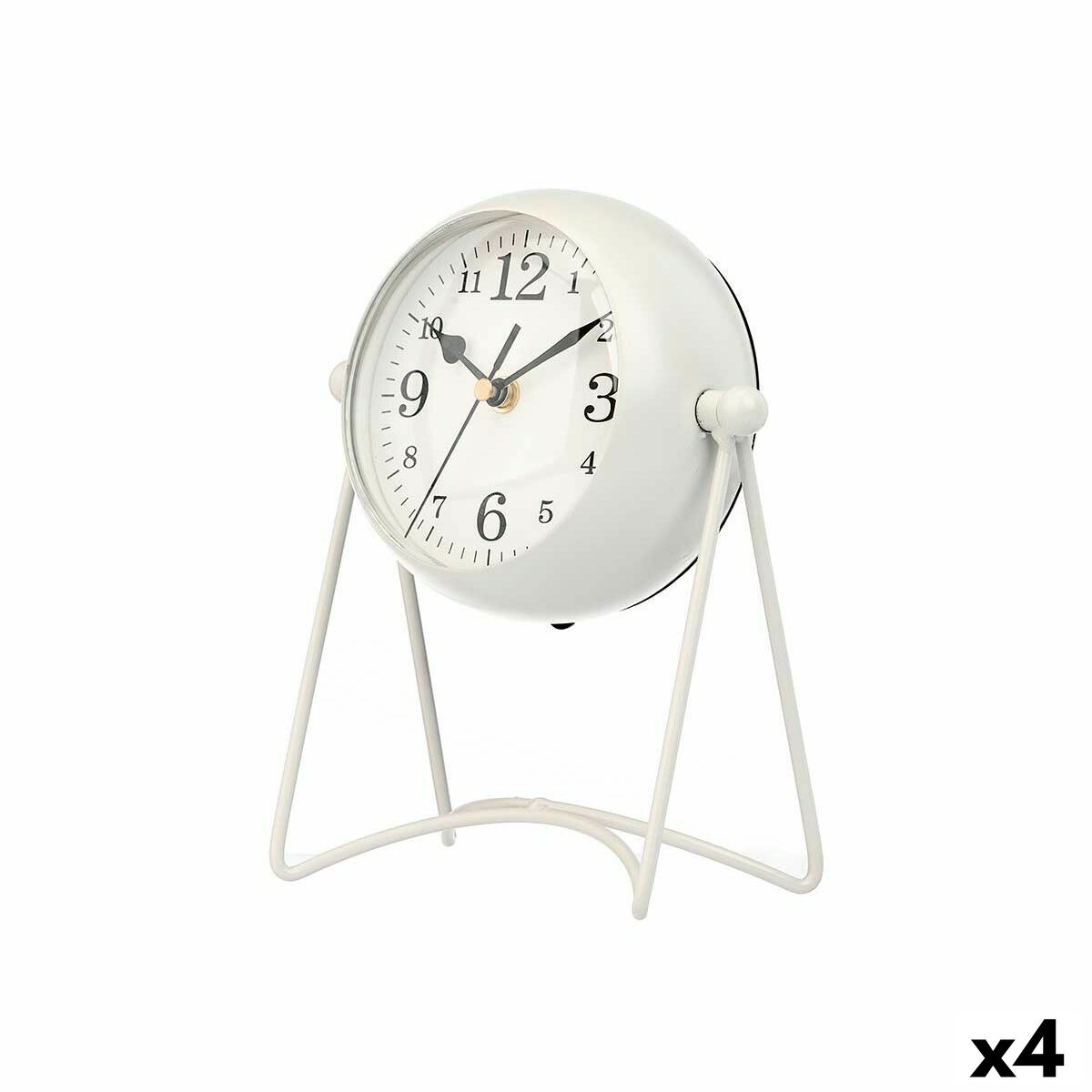 Asztali óra Vit Metall 15,5 x 20 x 11 cm (4 antal)