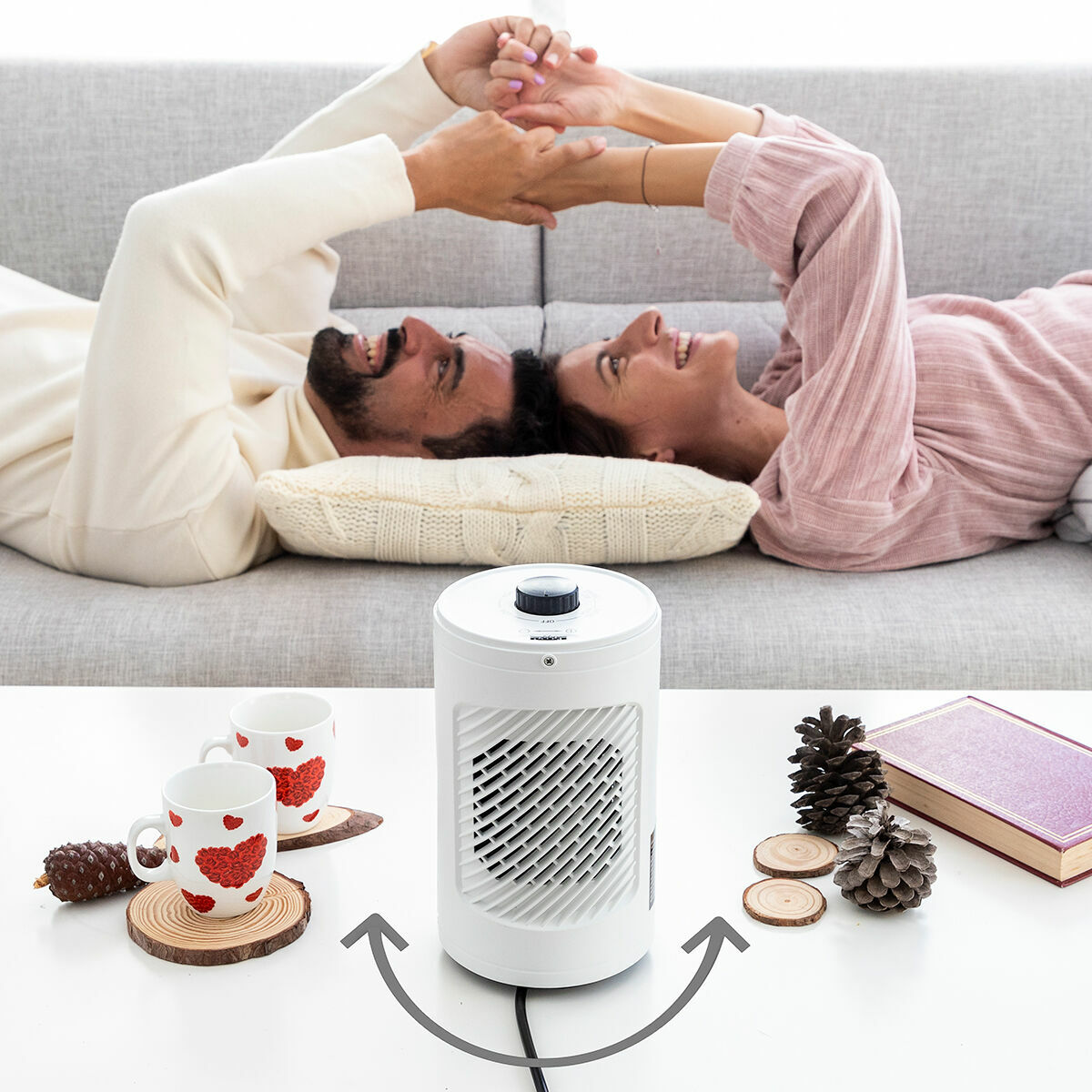 Oscillerande keramisk värmare Heramik InnovaGoods - 17
