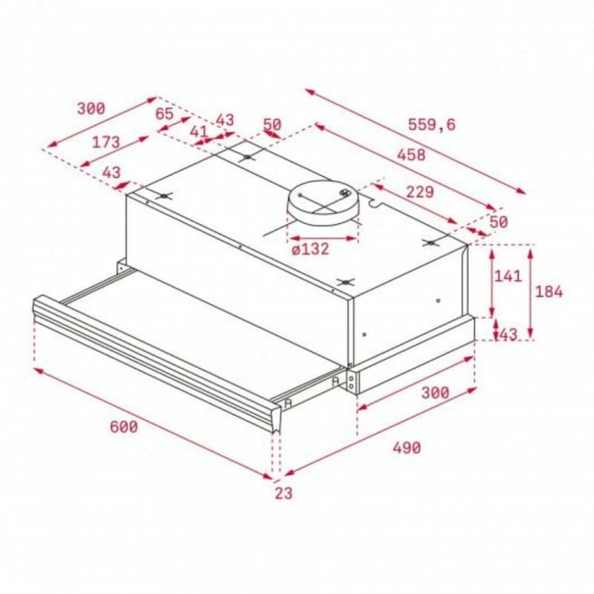 Konventionell fläkt Teka Svart - 2