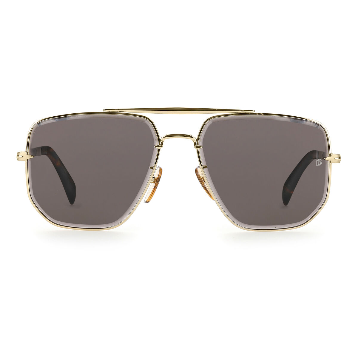 Herrsolglasögon David Beckham Gyllene ø 60 mm - 2