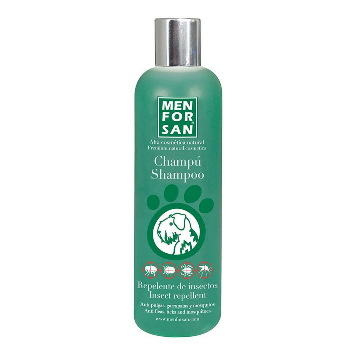 Husdjurschampo Menforsan Hund Insektsavstötande Citronella 300 ml - 2
