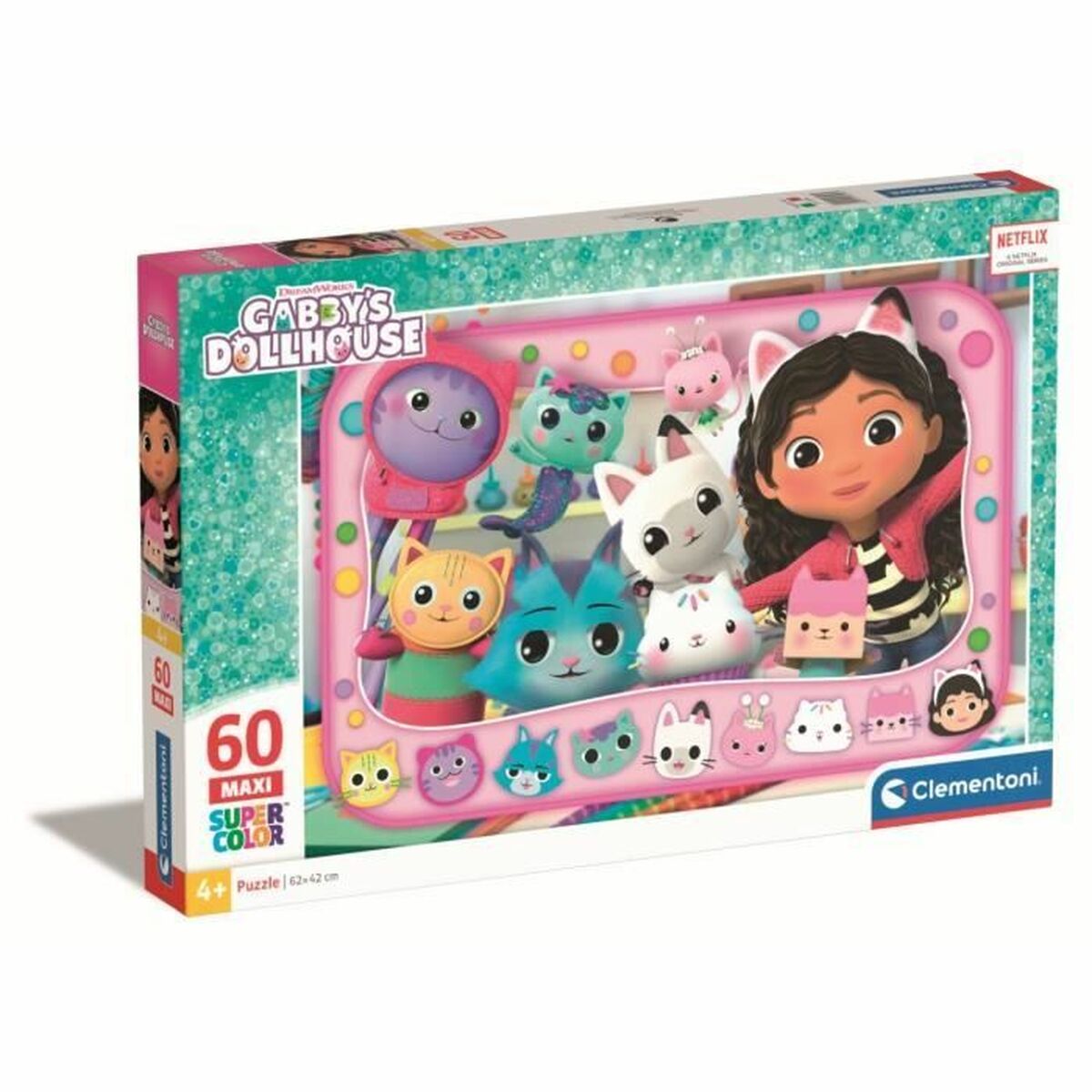Pussel Clementoni Maxi Gabby's 60 Delar