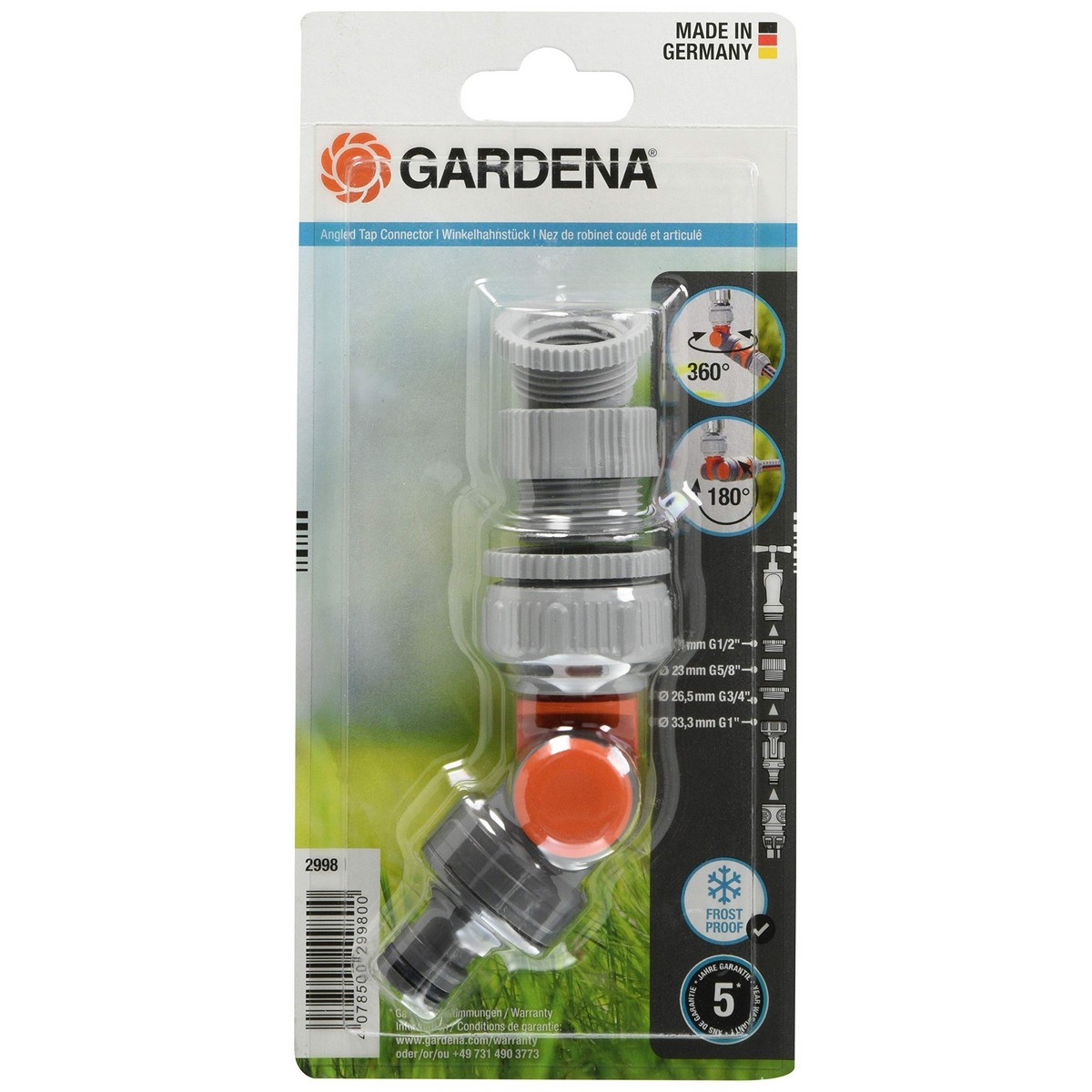 Slanganslutning Gardena ledad Snabb Adapter - 6