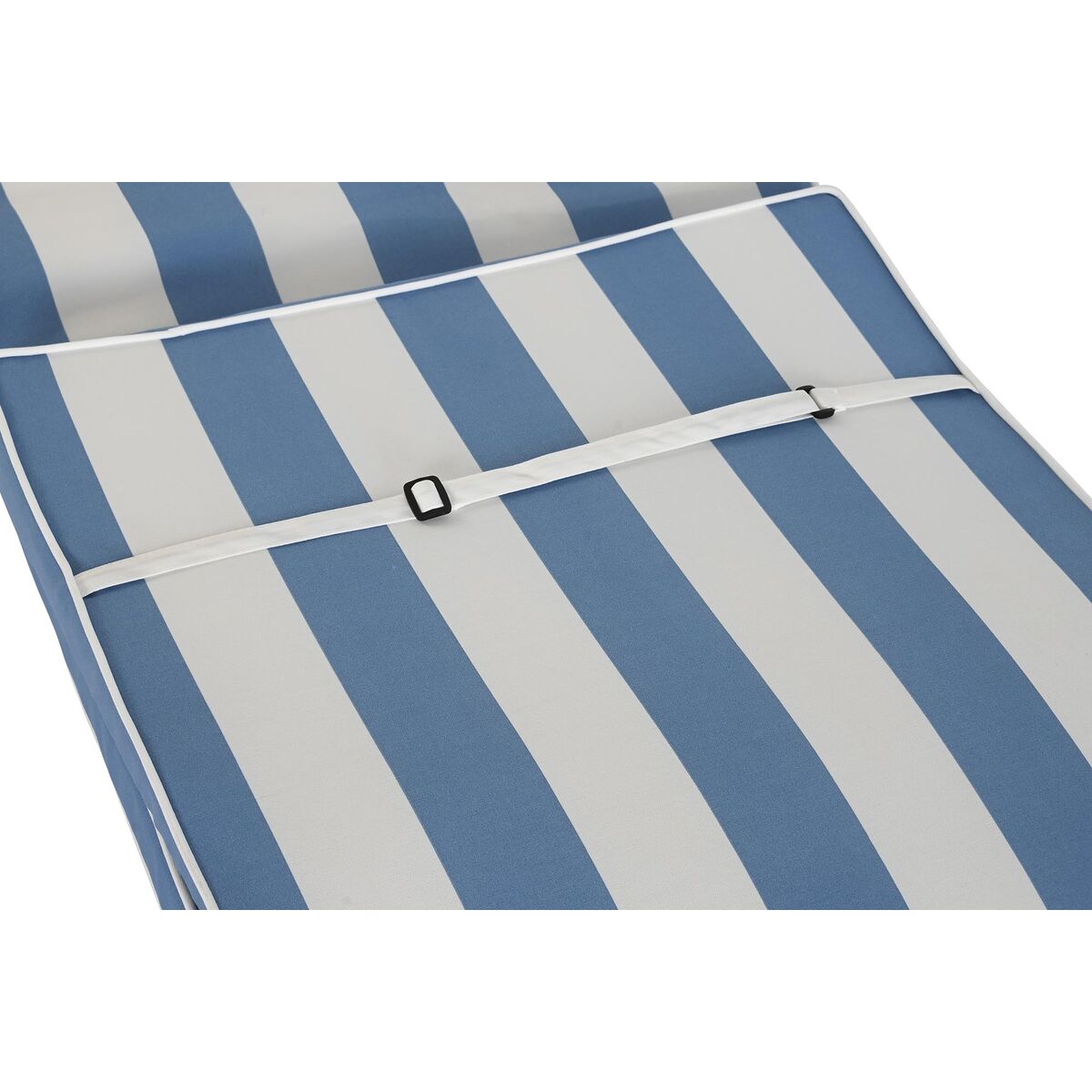 Dyna till solstol DKD Home Decor Hängmatta Vit Himmelsblå 190 x 60 x 5 cm - 5