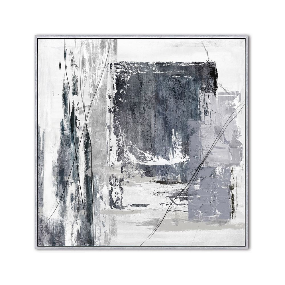 Tavla DKD Home Decor Abstrakt 80 x 3 x 80 cm Modern (2 antal) - 3