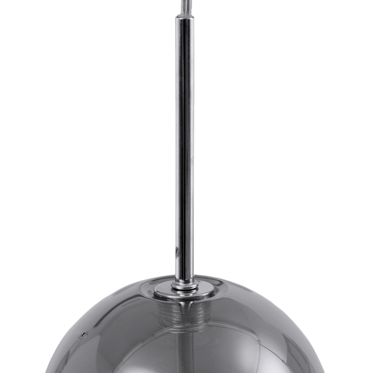 Taklampa Silvrig Glas Järn 28 W 220-240 V Ø 15 cm 15 x 15 x 120 cm - 2