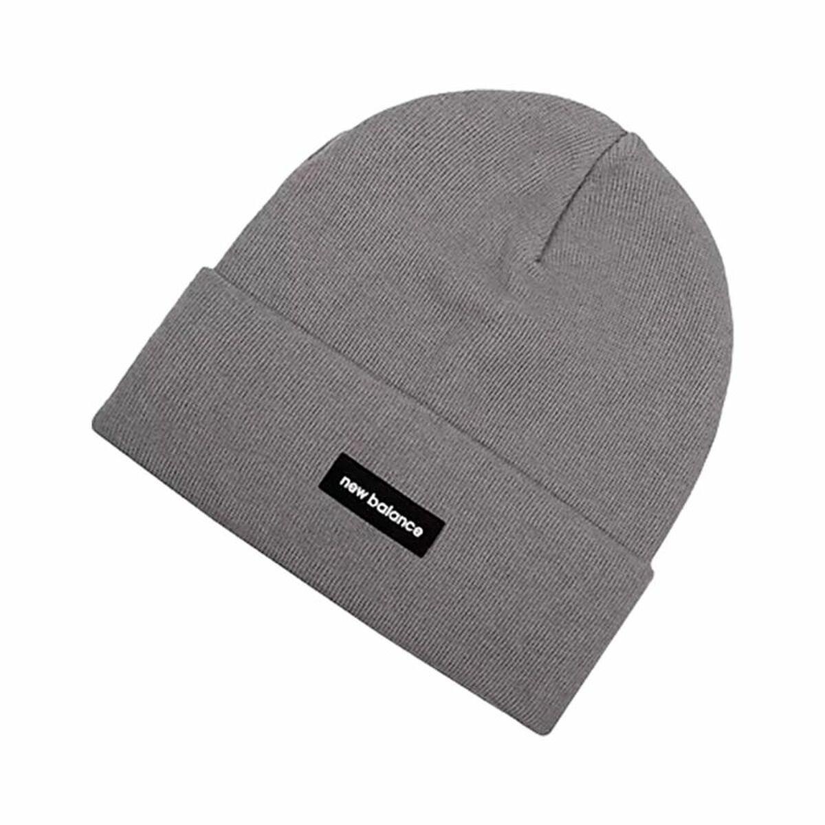 Hatt New Balance Linear Knit Cuffed Ljusgrå