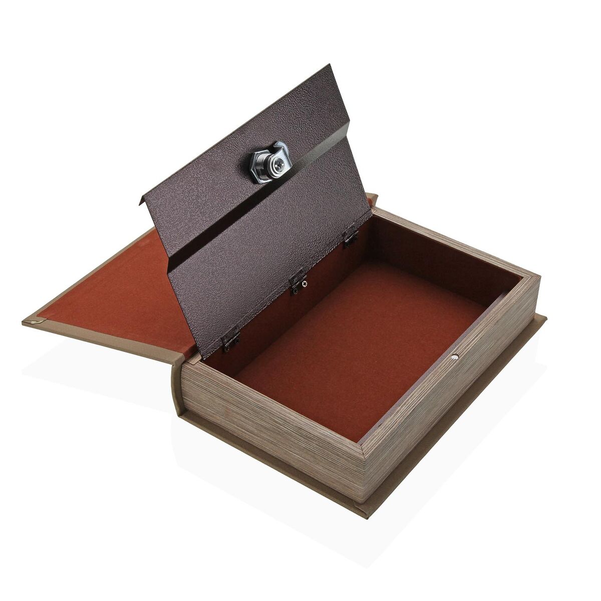 Dekorationslåda Versa Kanvas Trä MDF Boken Vas - 3
