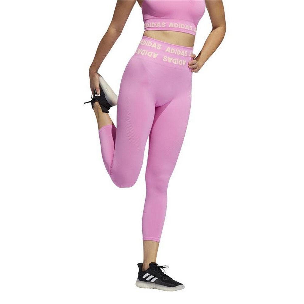 Sport-leggings, Dam Adidas Aeroknit Rosa - 6