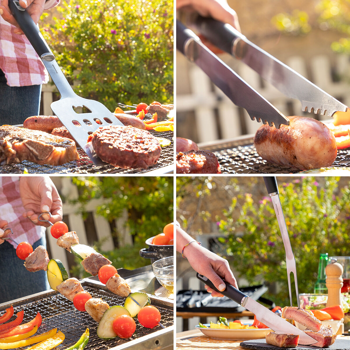 Set med Grillredskap med Bärväska BBSet InnovaGoods 12 Delar - 5