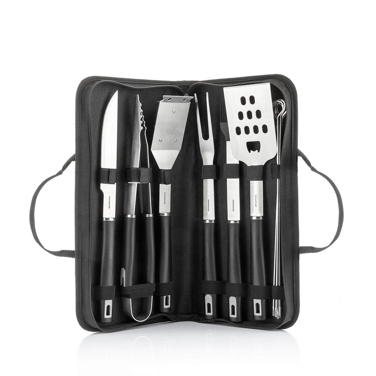 Set med Grillredskap med Bärväska BBSet InnovaGoods 12 Delar - 14