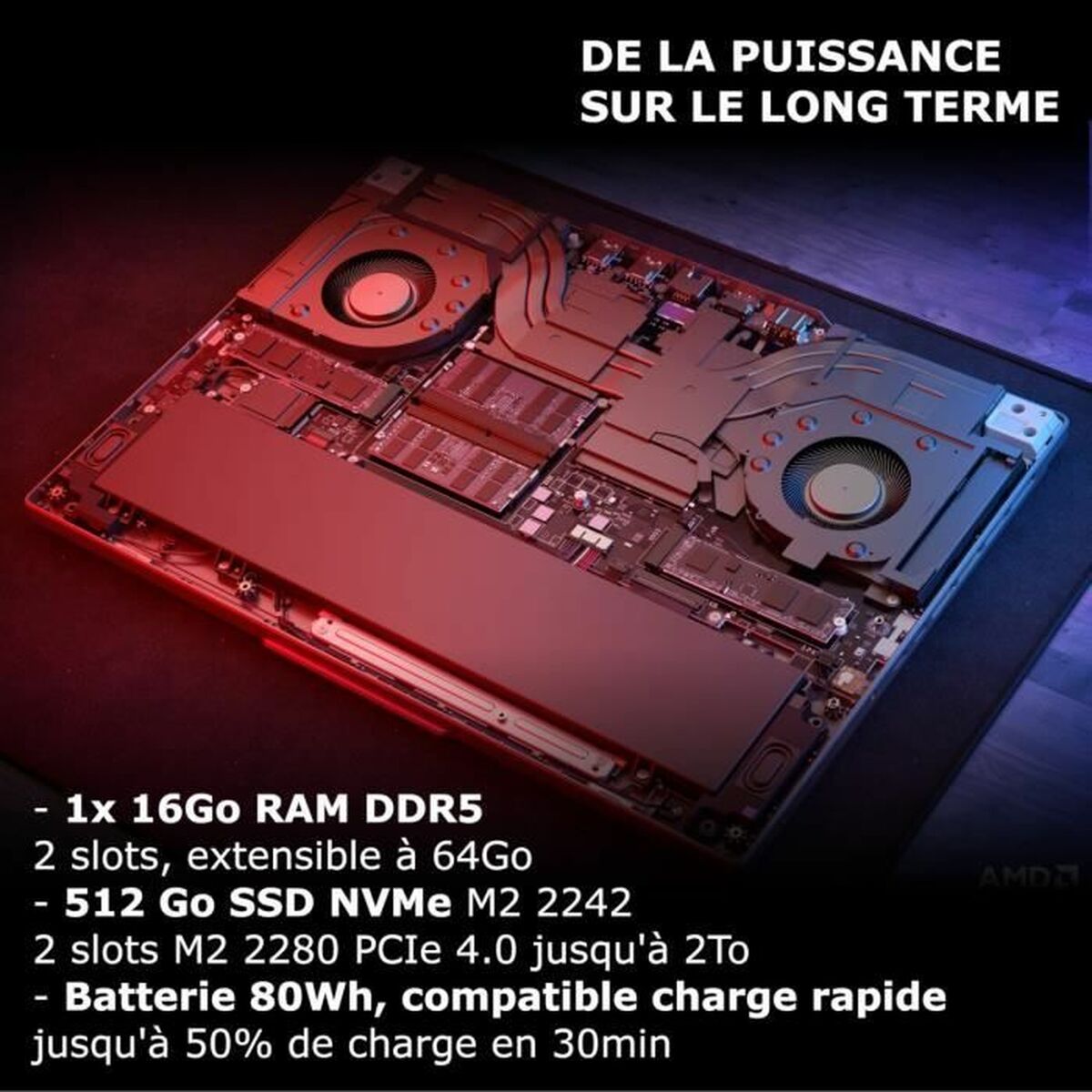 Bärbar dator Lenovo Legion S5 16ARP9 16" amd ryzen 7 7435HS 16 GB RAM 512 GB SSD Nvidia Geforce RTX 4070 - 5