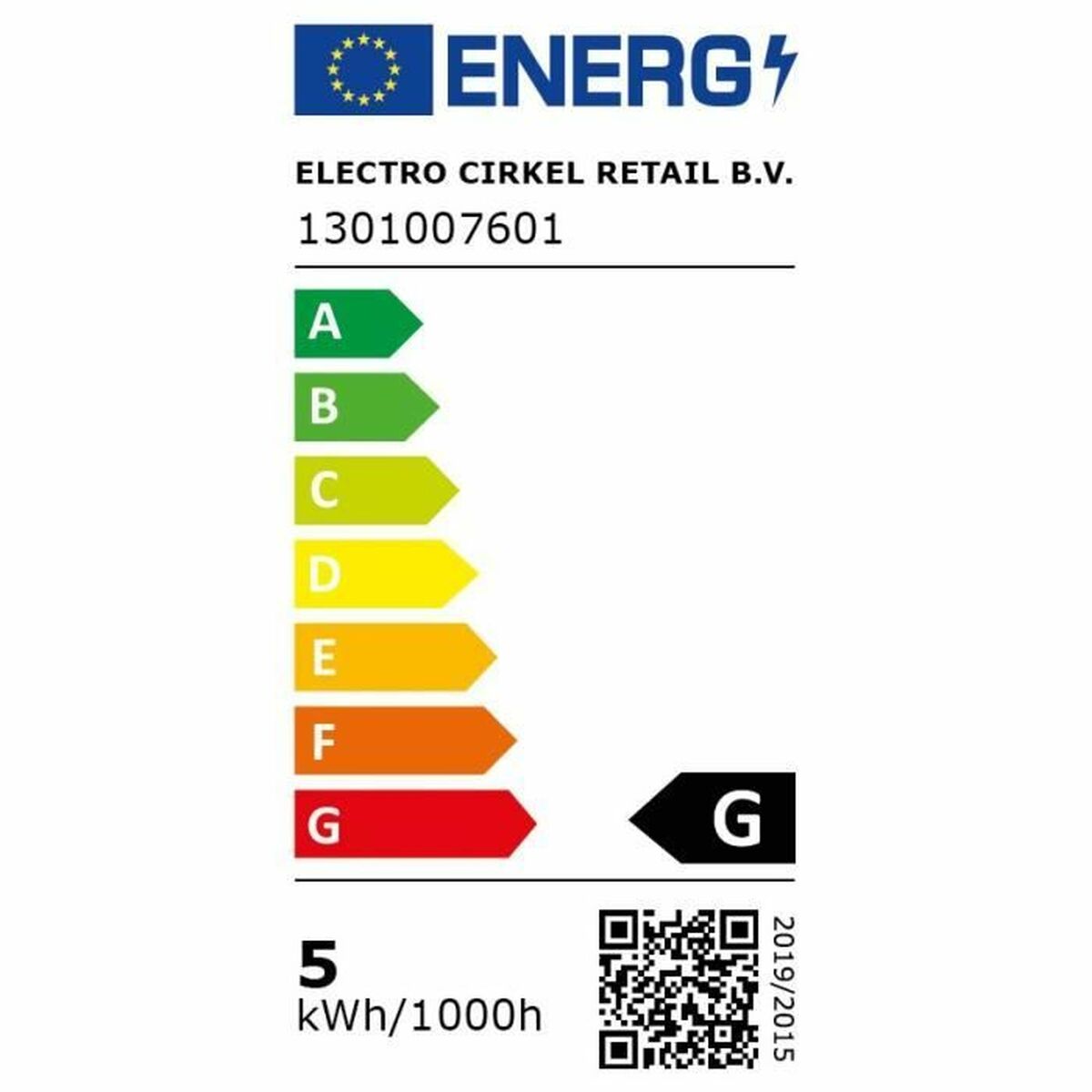 LED-lampa Calex Vit G 4,9 W (2700 K) - 4