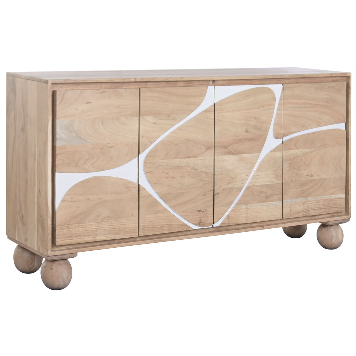 Skänk Home ESPRIT Akaciaträ 160 x 40 x 85 cm