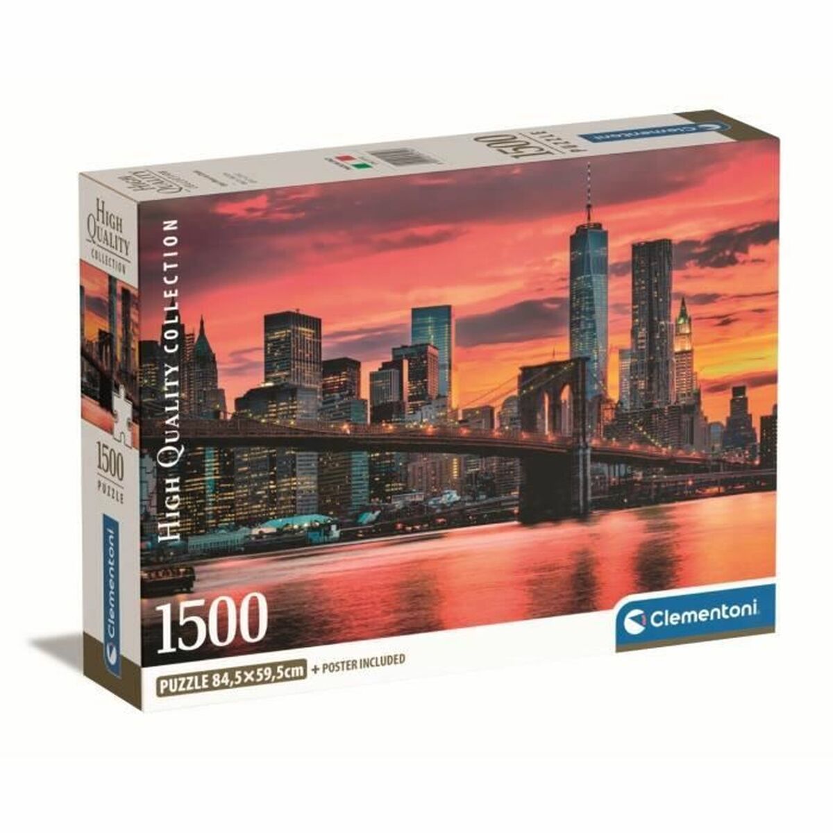 Pussel Clementoni East River at Dusk 1500 Delar