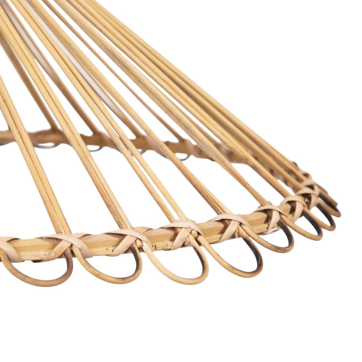 Taklampa 57 x 57 x 20,5 cm Naturell Bambu 220 V 240 V 60 W (2 antal) - 7
