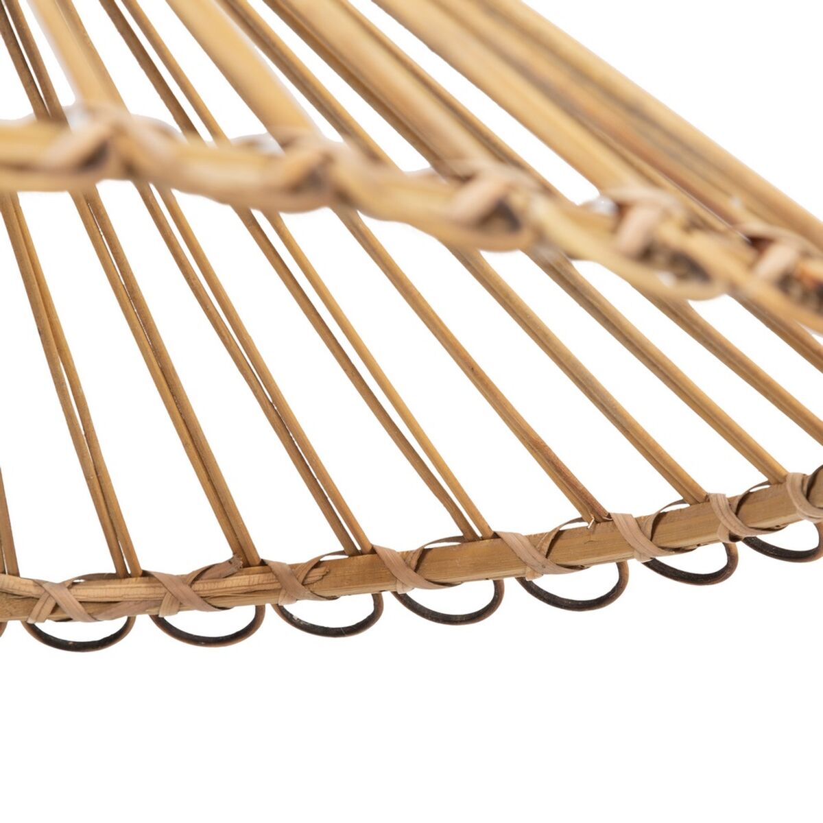 Taklampa 57 x 57 x 20,5 cm Naturell Bambu 220 V 240 V 60 W (2 antal) - 8