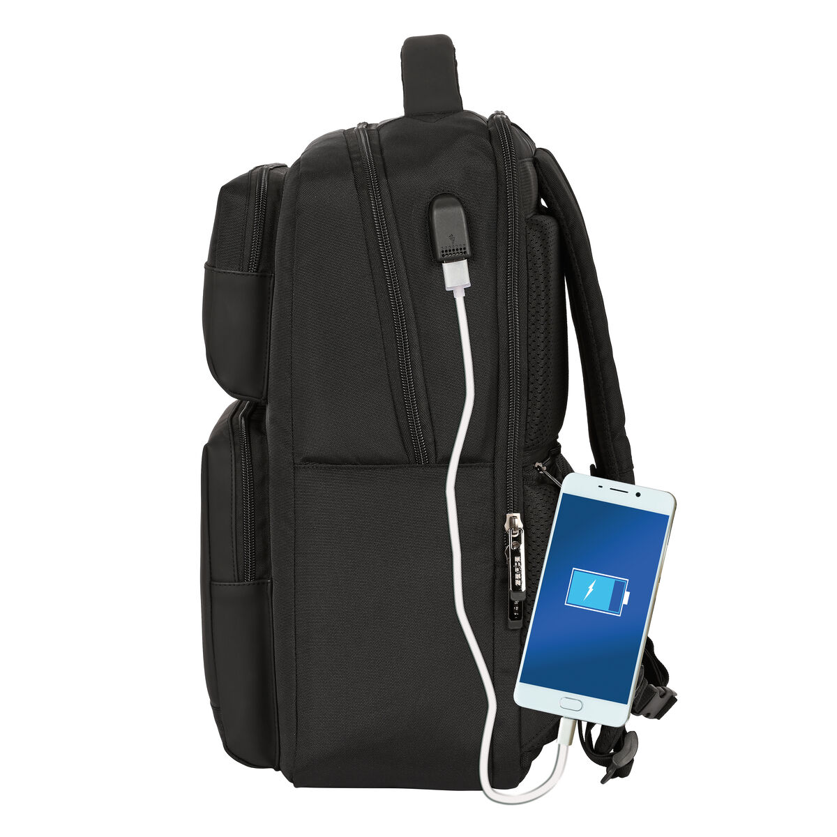Laptopryggsäck Safta Business 15,6'' Svart (31 x 44 x 13 cm) - 5