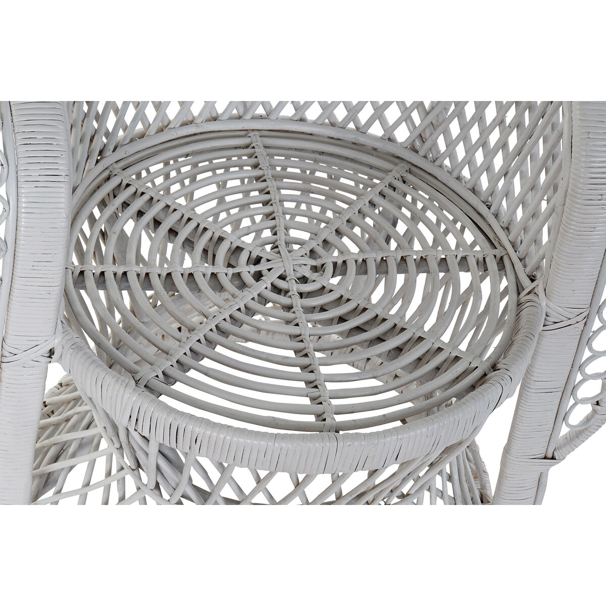 Trädgårdssoffa DKD Home Decor Vit 102 x 66 x 146 cm 97 x 66 x 144 cm - 2