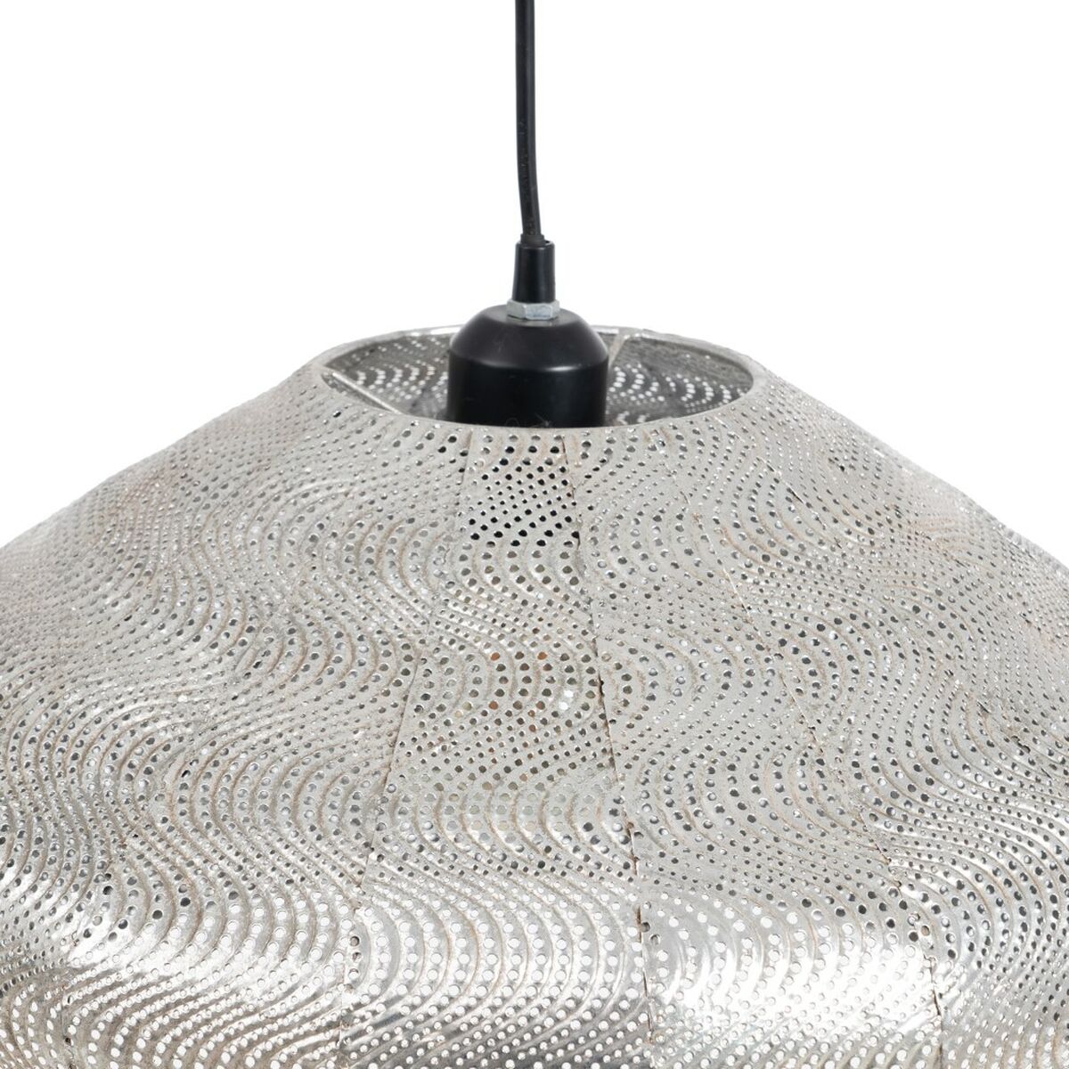 Taklampa 42 x 42 x 27,5 cm Metall Silver - 6