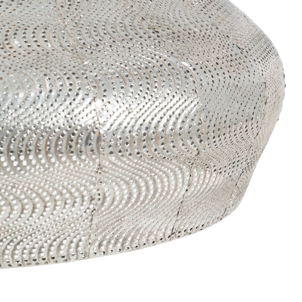 Taklampa 42 x 42 x 27,5 cm Metall Silver - 5