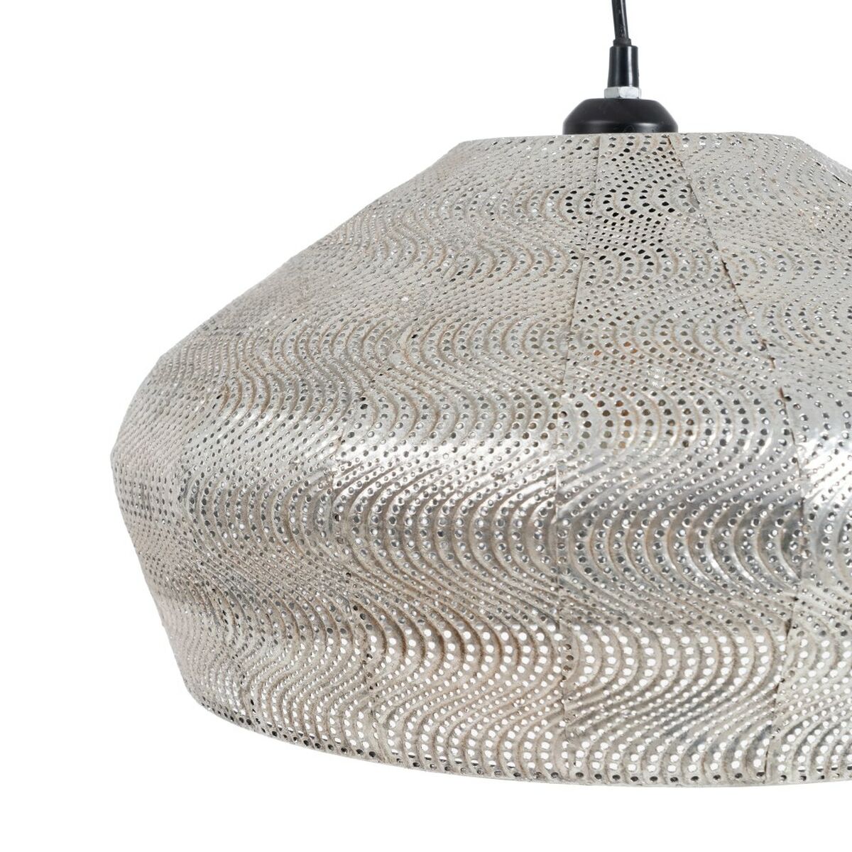 Taklampa 42 x 42 x 27,5 cm Metall Silver - 4