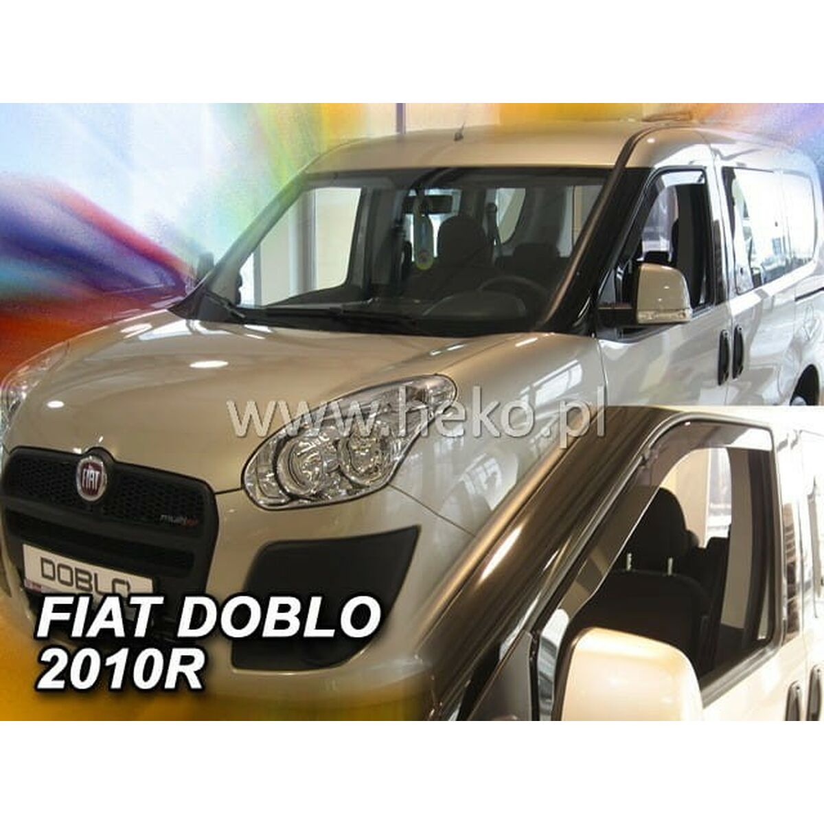 Vindavvisare HEKO HO15166 FIAT DOBLO II Frontal 2 Delar - 3