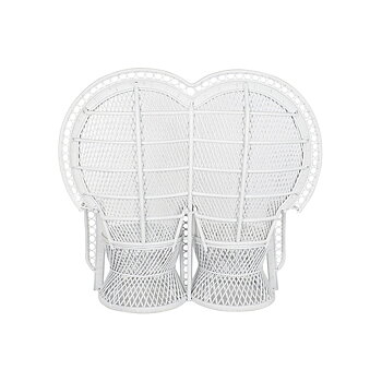 Trädgårdssoffa DKD Home Decor Vit 188 x 50 x 140 cm 154 x 70 x 144 cm 15700 x 68 x 145,5 cm