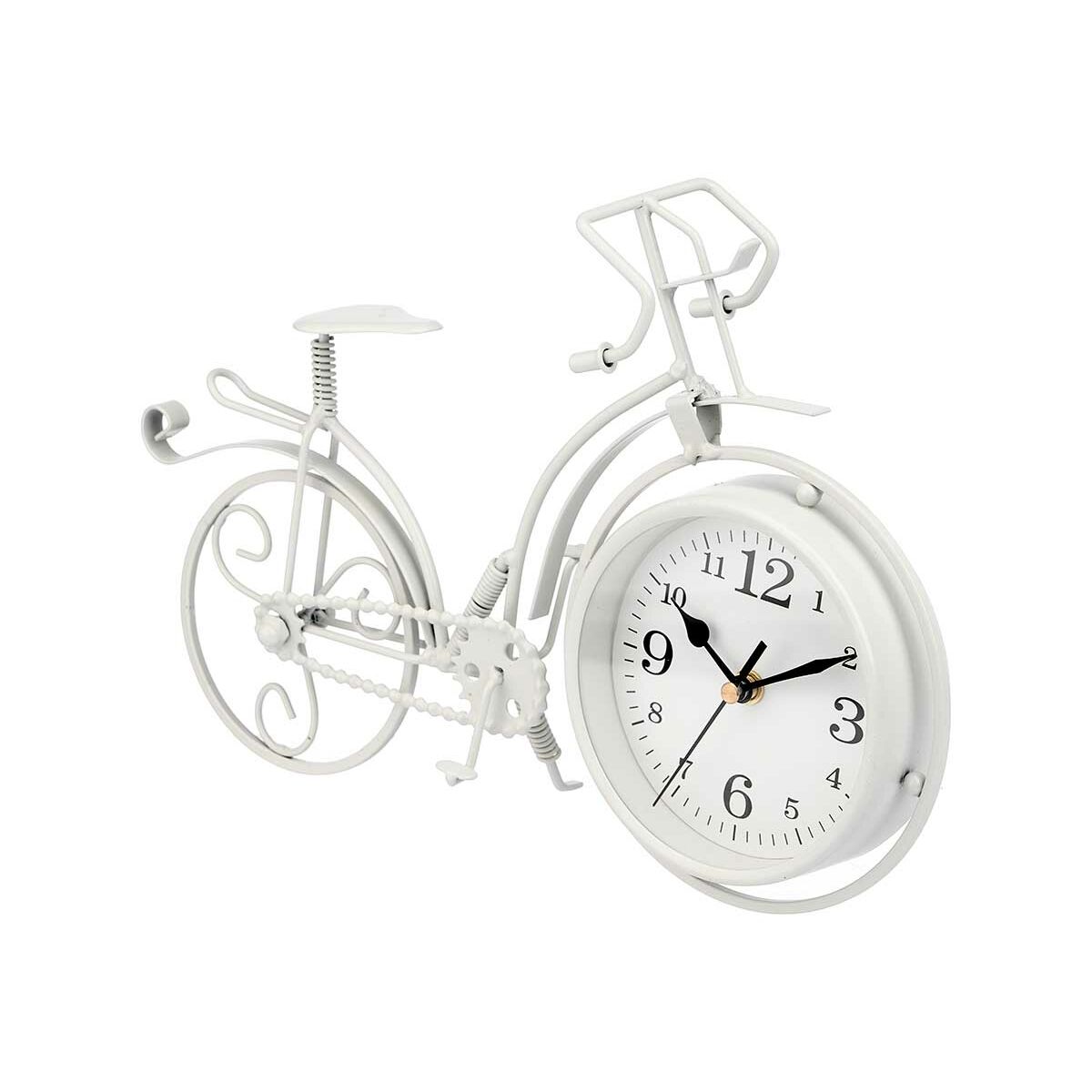 bordsklocka Gift Decor Vit Cykel (4 antal) - 3