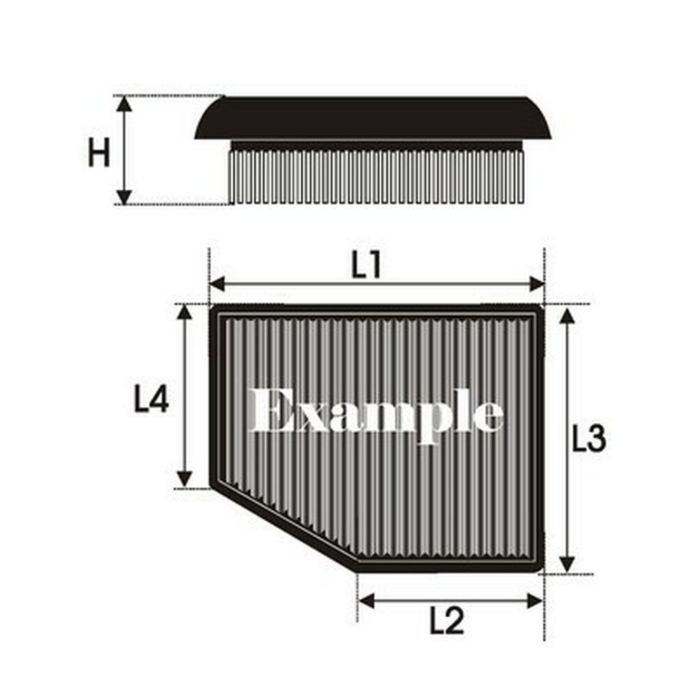 Luftfilter Green Filters - 3